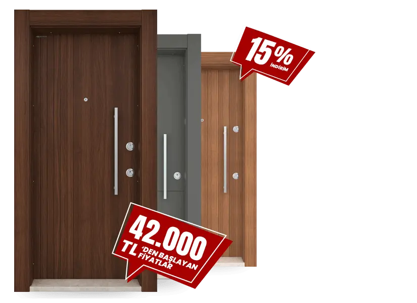 Kampanya Kapınıza Geldi! Çelik Kapılarda %15 İndirim Fırsatı! 42.000 TL'den Başlayan Fiyatlarla. Acele Edin Hemen Sipariş Verin.